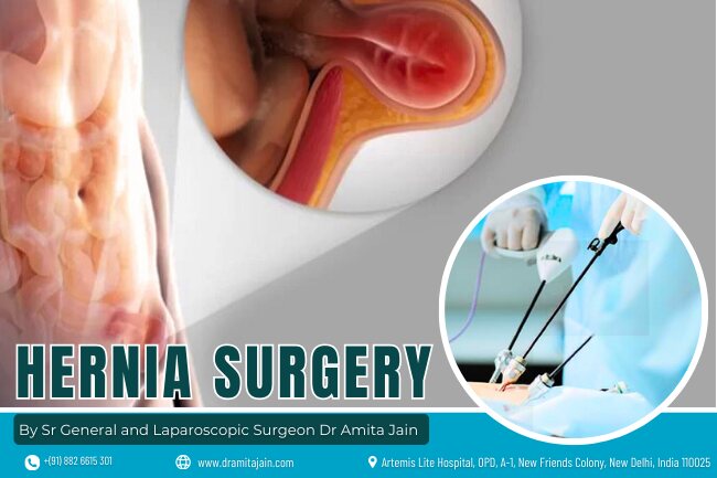 best surgeon for hernia treatment in Delhi